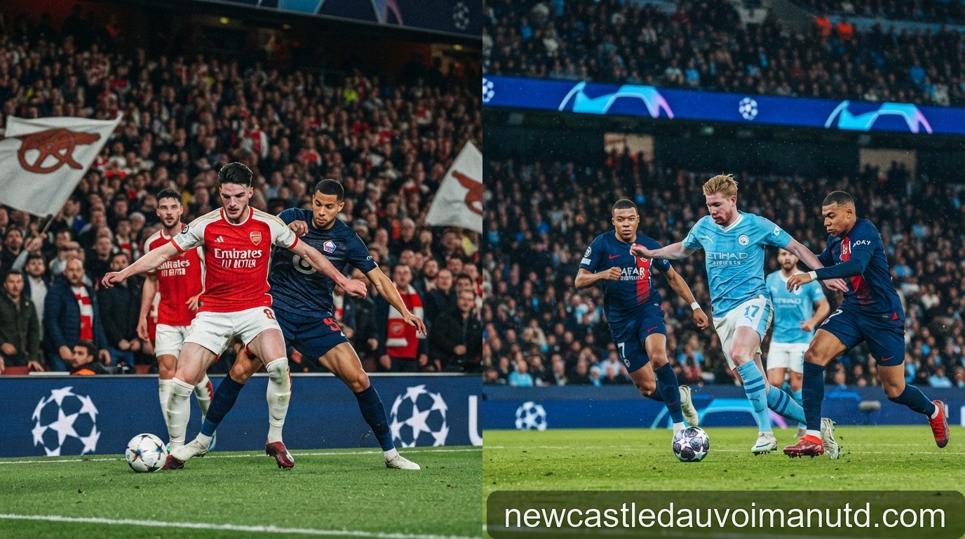 Champions League 2026/27: Tâm điểm lượt trận thứ 2 - Arsenal và Man City đối mặt thử thách
